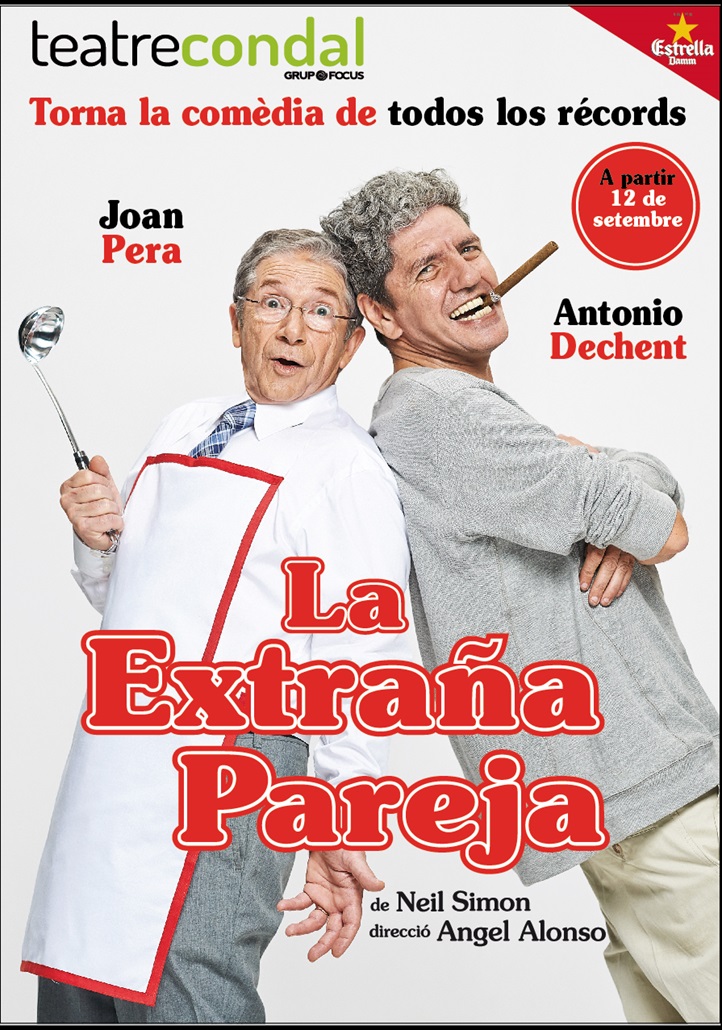 Cartell LA EXTRAÑA PAREJA