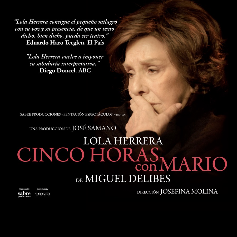 cinco horas con mario teatre goya barcelona