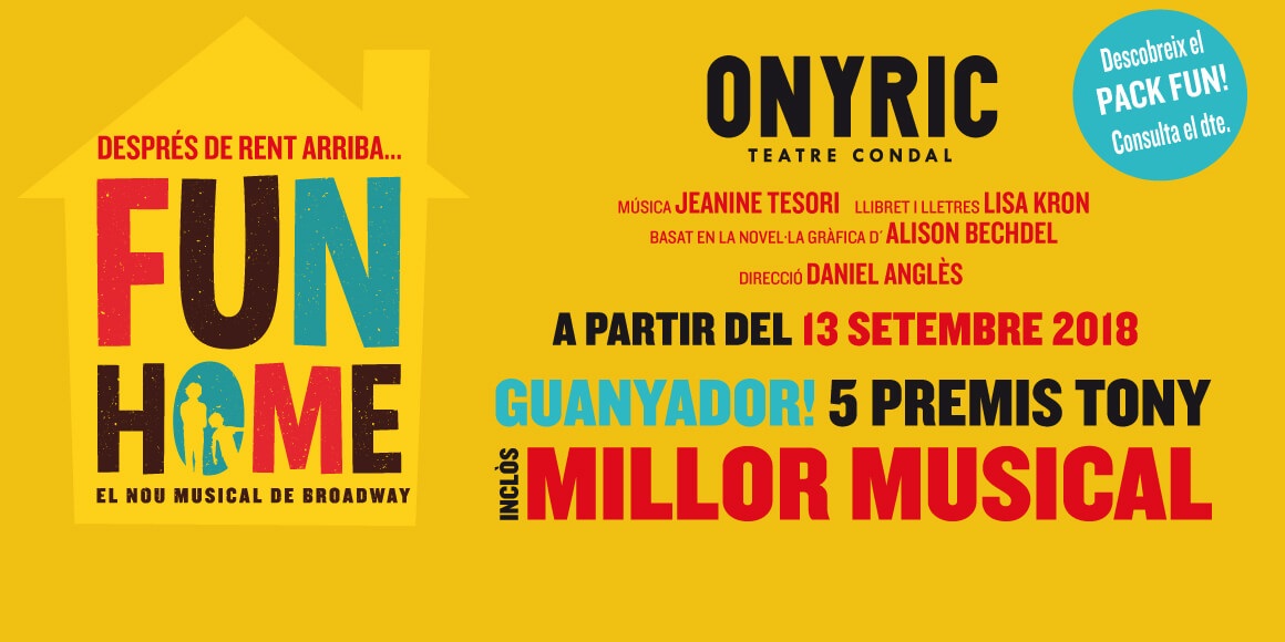 Fun Home Musical Onyric Teatre Condal Barcelona